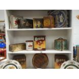 A good selection of old collector's tins.