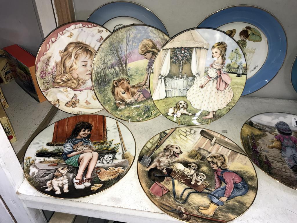 A quantity of collectors plates, 6 kaiser nursery rhymes (in German on reverse), - Image 2 of 5