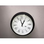 A large retro Quartz wall clock (diameter 45cm)