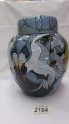 A Moorcroft silver gulls 769/8 limited edition Spirit of Australia ginger jar, 9 of 25. (RRP £824).