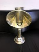 A late Victorian telescopic student's lamp.