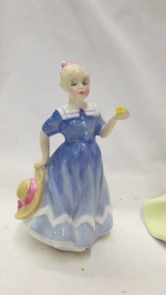 Two Royal Doulton figures - 'A Posy for You' HN3606, 'The Gemstones Collection, June, - Image 2 of 7