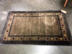 A handmade Indian rug from the Plantation Rug Co.