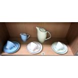 3 Noritake trios & coffee pot & jug