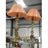 A selection of table lamps.