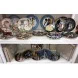 A quantity of collectors plates, 6 kaiser nursery rhymes (in German on reverse),