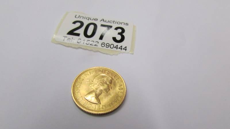 A 1968 gold sovereign. - Image 2 of 2