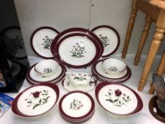 A Wedgwood Mayfield dinner set,