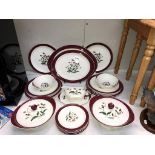 A Wedgwood Mayfield dinner set,