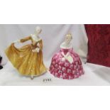 Two Royal Doulton figures - Kirsty HN2381 and Victoria HN2471.