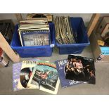A quantity of vinyl records including 78rpm's, Abba, Neil Diamond & The Shadows etc.