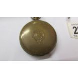 An Elgin gent's gold plated pocket watch.