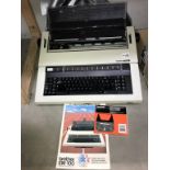 A Brother EM100 electric typewriter