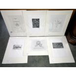 Paul Klee (1879-1940) collection of 6 x modernist prints from the 3rd revised version folio 'The