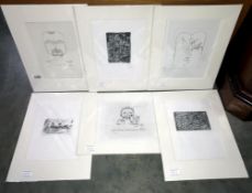 Paul Klee (1879-1940) collection of 6 x modernist prints from the 3rd revised version folio 'The