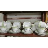 19 pieces of Noritake "Raleigh" pattern tea ware.
