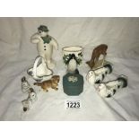 A Royal Doulton The snowman DS2 & other ornaments