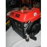 A Wolf 800 generator.