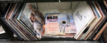 A quantity of LP records including Rod Stewart, Nelson Eddy, Gene Pitney, Country etc.