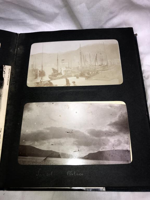 A box of old sepia photographs including albums & postcards - Image 8 of 9