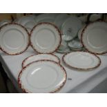 Six Royal Doulton dinner plates.