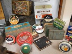 A quantity of old tins.