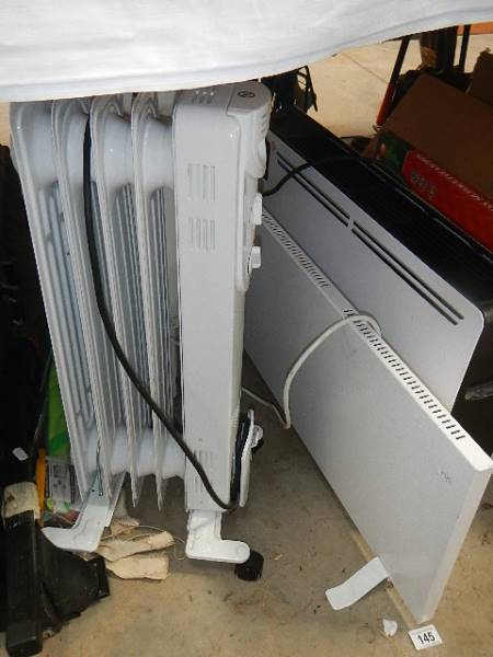 Three good clean electric heaters.