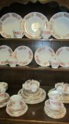 Approximately 70 pieces of Colclough tea and dinner ware.