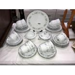 A 21 piece Noritake Wellesley tea set and a 14 piece part Noritake RC tea set