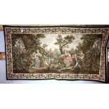 A vintage J P Pans Panneaux Golelins wall hanging tapestry,