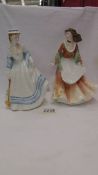 Two boxed Royal Doulton figurines - Summertime HN3137 and Autumn Time HN3231.