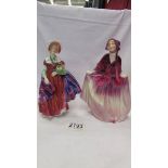 Two Royal Doulton figures - Sweet Anne HN1496 and Lady April (a/f) HN1958.