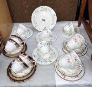 3 Duchess 12 piece tea sets,