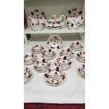 29 pieces of Victorian tea ware (teapot a/f),