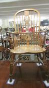 A Windsor chair.