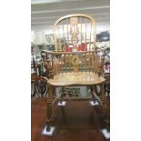 A Windsor chair.