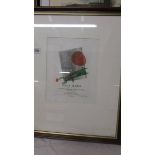 Joan Miro (1893-1983) Lithographic print Exposition Chez Berggruen & Cie France 1958,