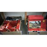 A large quantity of Triang railways 00/H0 gauge accessories including 3 engines,