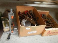 Two boxes of tools etc.