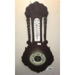 An Edwardian aneroid barometer