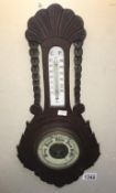 An Edwardian aneroid barometer