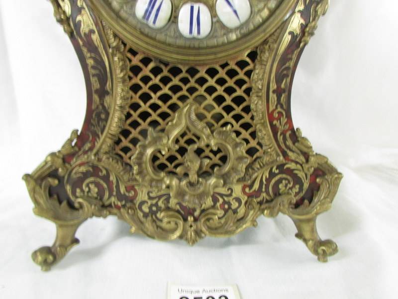 A superb quality buelle mantel clock. in good condition. - Image 5 of 21