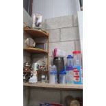 A three shelf cane corner unit, a yoghurt container kit, thermometer, digital photo frame etc.