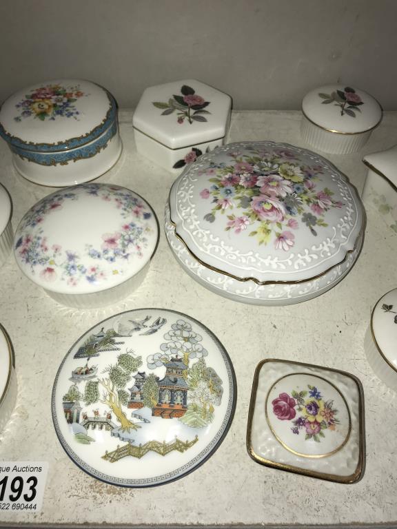 A quantity of trinket pots etc. including Limoges, Wedgwood & Coalport etc. - Image 3 of 4