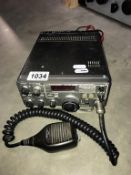 A Kenwood VHF multimode amateur Ham radio unit (Collect only & sold as seen)