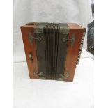 A vintage accordian (needs repair to fretwork panel but parts there).