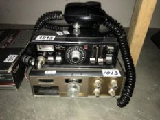 A Courier Classic 2 AM CB radio VHF tranceiver & Belcom LS102 VHF SSD transceiver (Collect only &