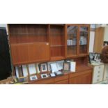 A good quality teak wall unit.