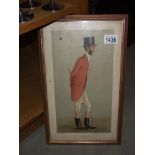 19c vanity fair engraving of an old master by Vincent Brooks Day & Sons 26cm x 42cm