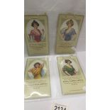 Four advertising cards for Athlo ointment and tablets.